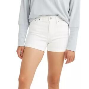 NWT Levi's Mid Length Shorts in White Waist Size 29